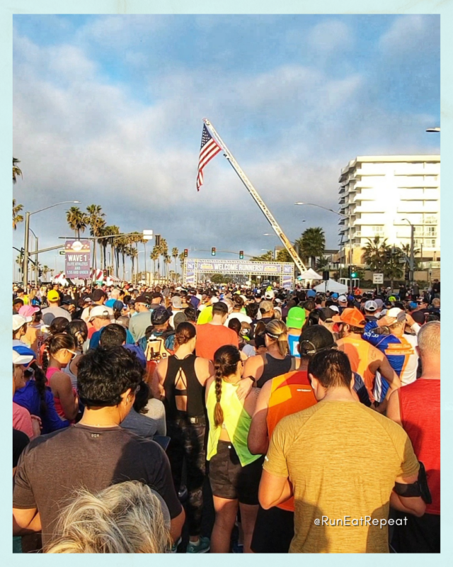 Surf City Half Marathon Race Start Line