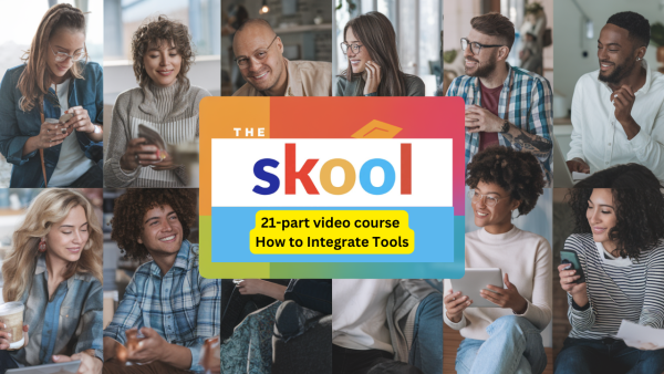 Scale and Grow with Skool –  21 Video Series on How to Integrate Tools, Set up Events and Grow