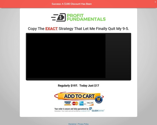 Profit Fundamentals - Proven High Converter!