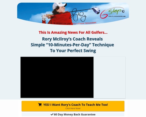 Rory McIlroy's lifelong coach reveals his unique 6 Step Golf Lesson