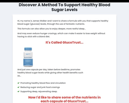 GlucoTrust - King of the Blood Sugar Offers