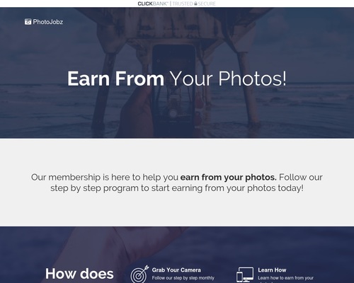 Earn From Your Photos! Photo Jobs - Photojobz