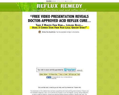 Heartburn & Acid Reflux Remedy Report - $50 Bonus Offer!